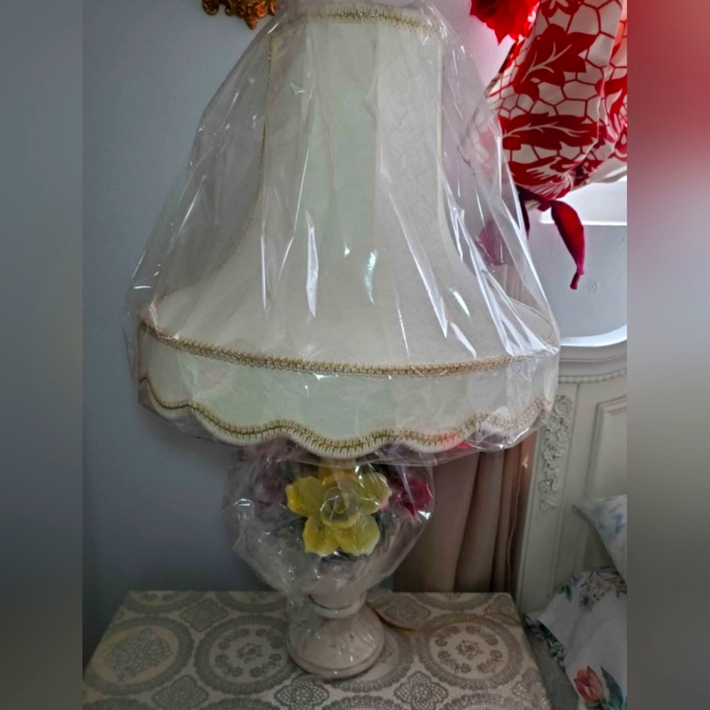 Vintage Capodimonte Lamps (2)